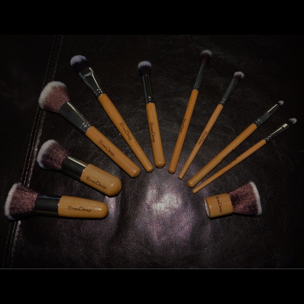 10 Piece Makeup Brush Set